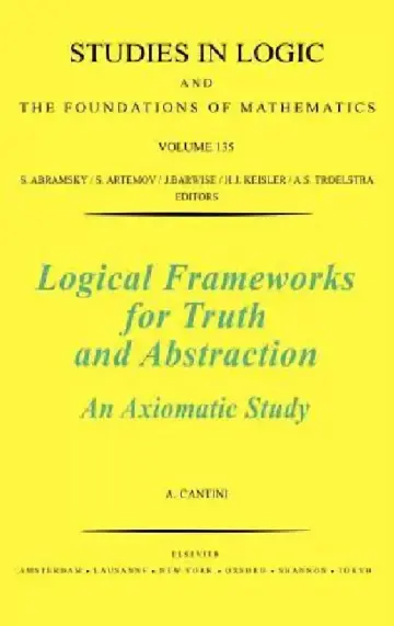 Cover of Logical Frameworks for Truth and Abstraction