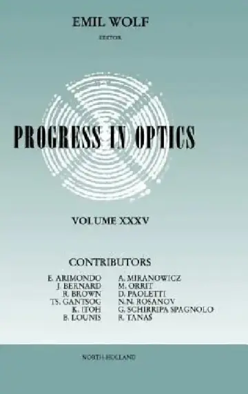 Cover of Progress in Optics
