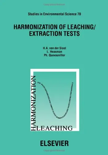 Cover of Harmonization of Leaching/Extraction Tests