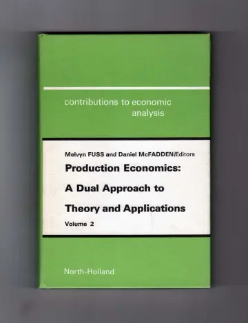 Cover of Applications of the Theory of Production (v. 2)