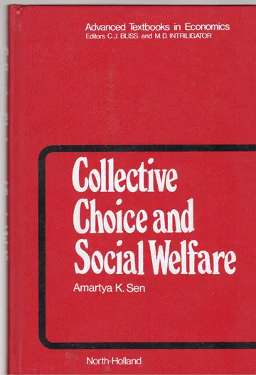 Cover of Collective Choice and Social Welfare