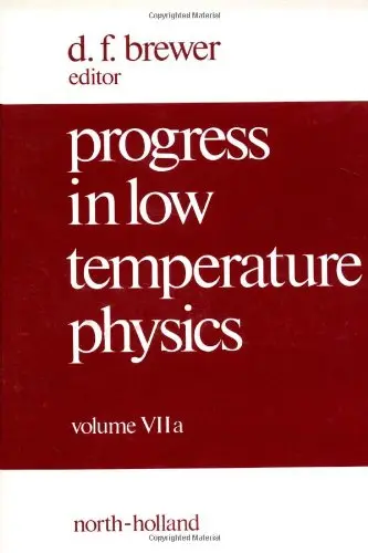 Cover of Progress in Low Temperature Physics