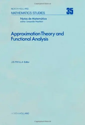 Cover of Approximation Theory and Functional Analysis