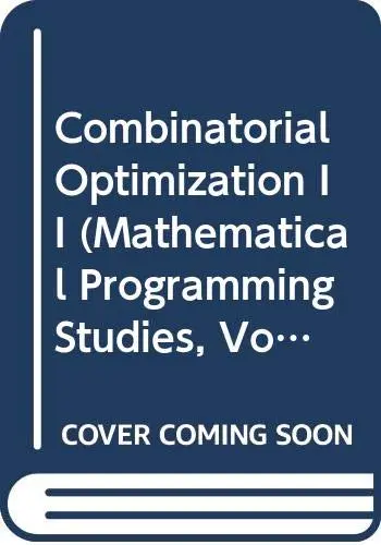 Cover of Combinatorial Optimization