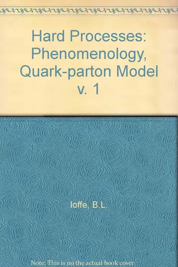 Cover of Phenomenology, Quark-parton Model (v. 1)