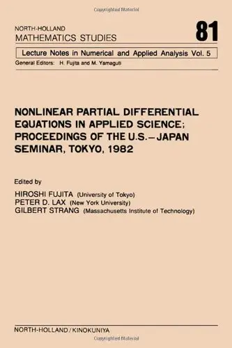 Cover of Nonlinear Partial Differential Equations in Applied Science