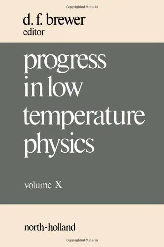 Cover of Progress in Low Temperature Physics