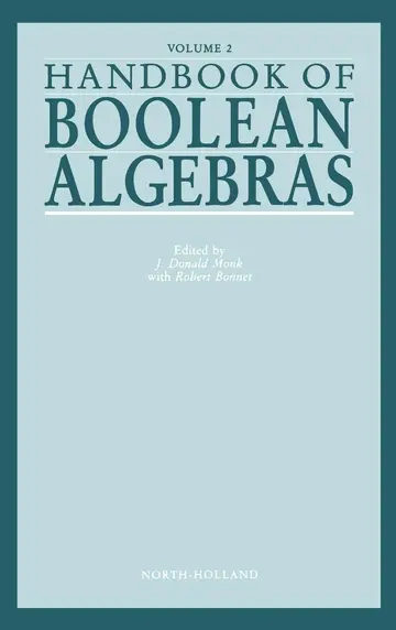 Cover of Handbook of Boolean Algebras
