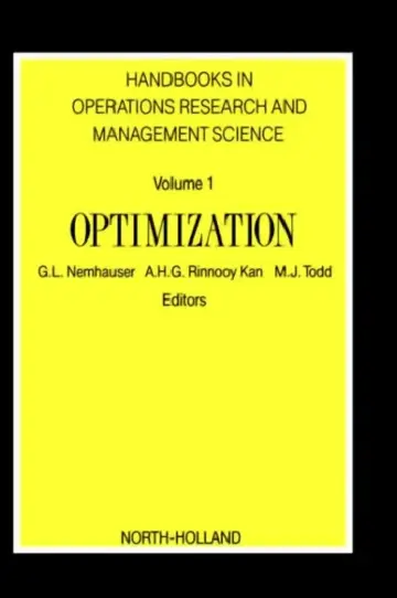 Cover of Optimization