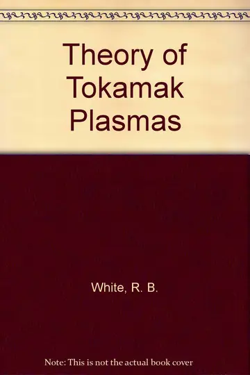 Cover of Theory of Tokamak Plasmas