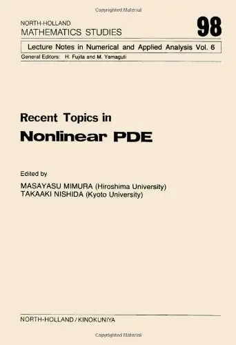Cover of Recent Topics in Nonlinear Partial Differential Equations