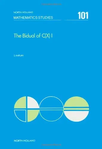 Cover of The Bidual of C(X) I