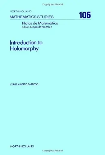 Cover of Introduction to Holomorphy