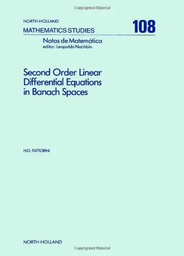 Cover of Second Order Linear Differential Equations in Banach Spaces