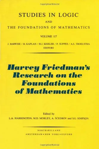 Cover of Harvey Friedman's Research on the Foundations of Mathematics