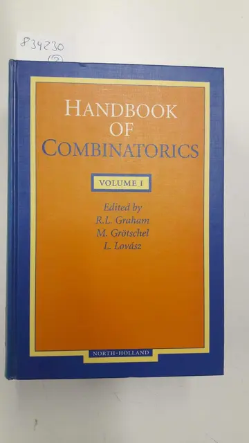 Cover of Handbook of Combinatorics
