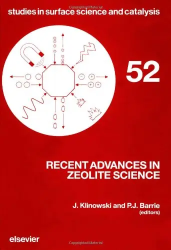 Cover of Recent Advances in Zeolite Science