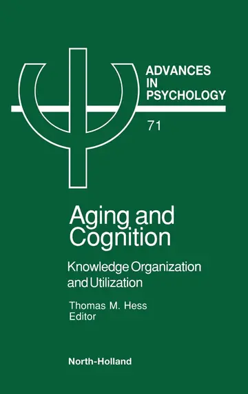Cover of Aging and Cognition