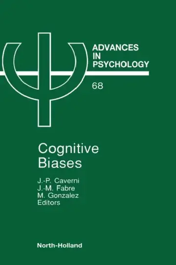 Cover of Cognitive Biases