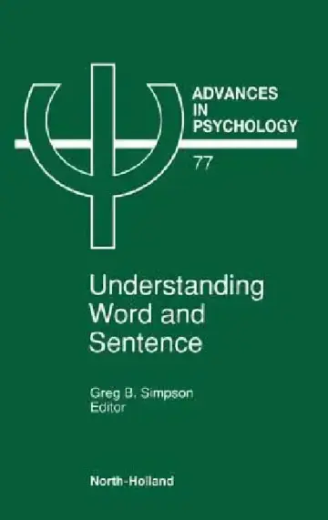 Cover of Advances in Psychology V77