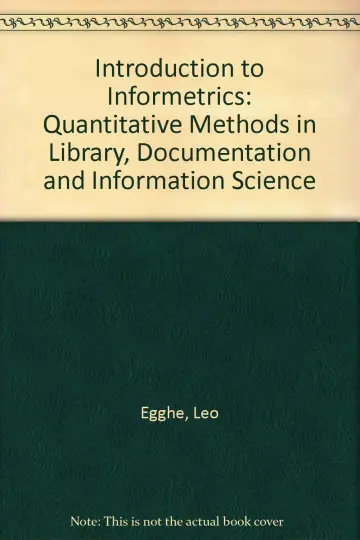 Cover of Introduction to Informetrics
