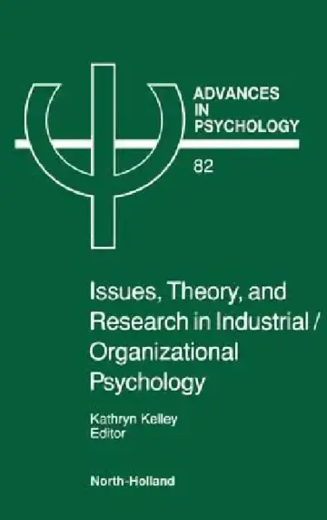 Cover of Issues, Theory, and Research in Industrial/Organizational Psychology