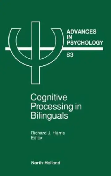 Cover of Cognitive Processing in Bilinguals