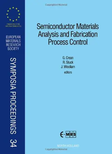 Cover of Semiconductor Materials Analysis and Fabrication Process Control