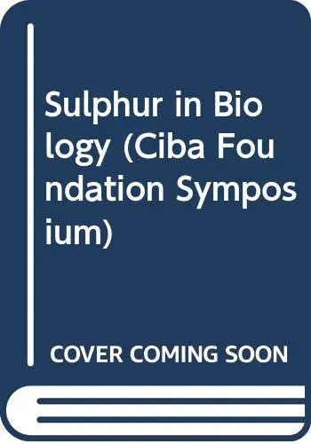 Cover of Sulphur in Biology