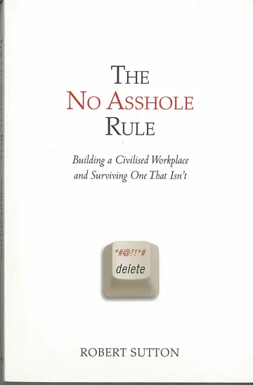 Cover of The No Asshole Rule