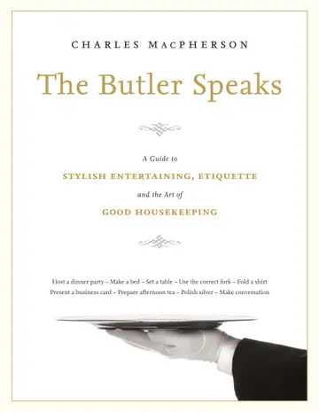Cover of The Butler Speaks