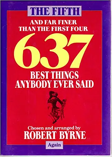Cover of Fifth 637 Best Things Anybody Ever Said