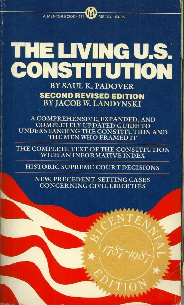 Cover of The Living U.S. Constitution