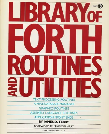 Cover of Library of Fourth Routines and Utilities