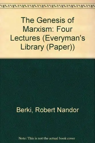 Cover of The Genesis of Marxism