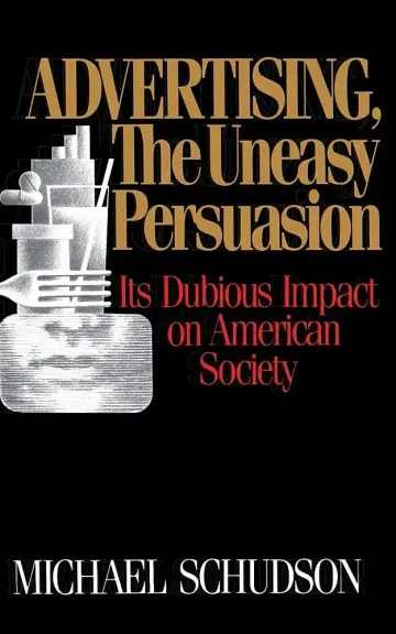 Cover of Advertising, the Uneasy Persuasion