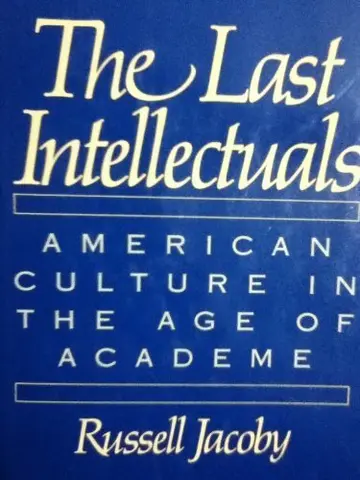 Cover of Last Intellectuals the