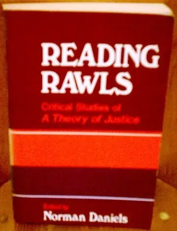 Cover of Reading Rawls Paper