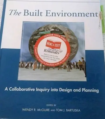 Cover of The Built Environment