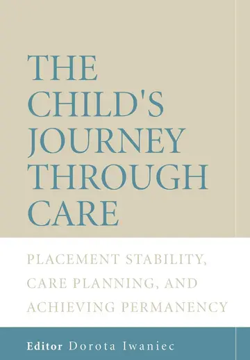Cover of The Child's Journey Through Care