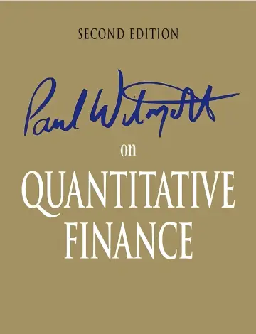 Cover of Paul Wilmott on quantitative finance