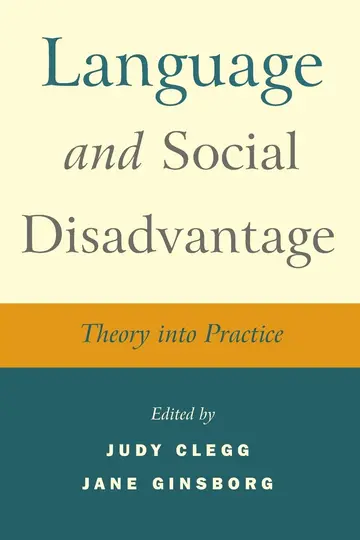 Cover of Language and Social Disadvantage