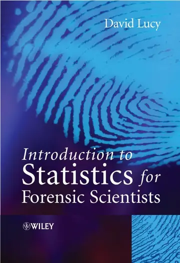Cover of Introduction to Statistics for Forensic Scientists