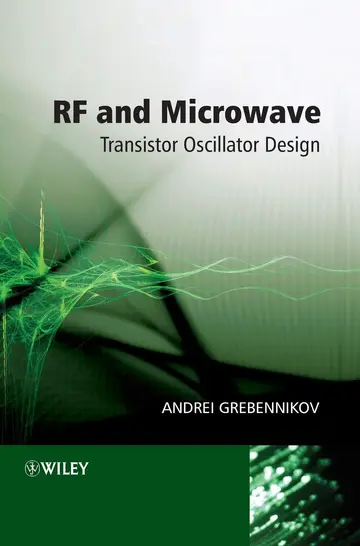 Cover of RF and Microwave Transistor Oscillator Design