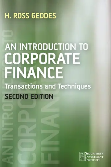 Cover of An Introduction to Corporate Finance