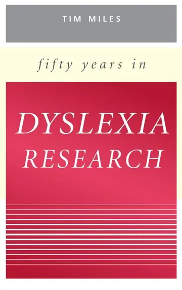 Cover of Fifty Years in Dyslexia Research