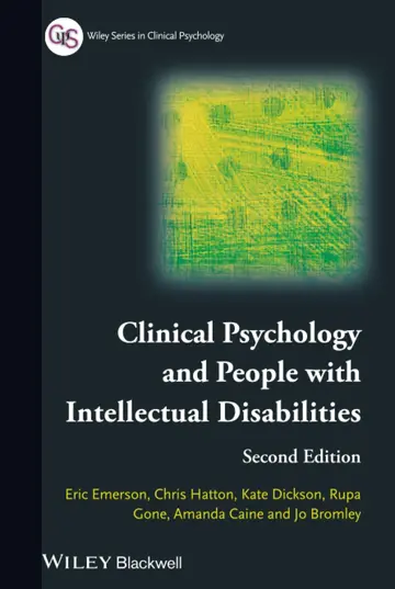 Cover of Clinical Psychology and People with Intellectual Disabilities