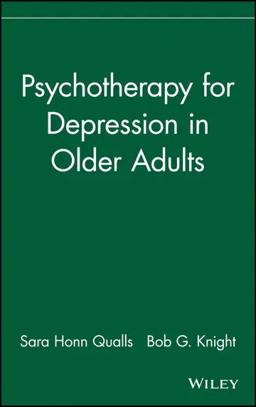 Cover of Psychotherapy for Depression in Older Adults