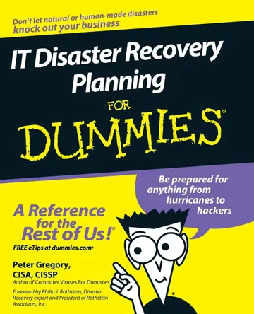 Cover of IT Disaster Recovery Planning for Dummies
