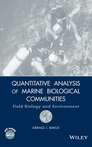 Cover of Quantitative Analysis of Marine Biological Communities
